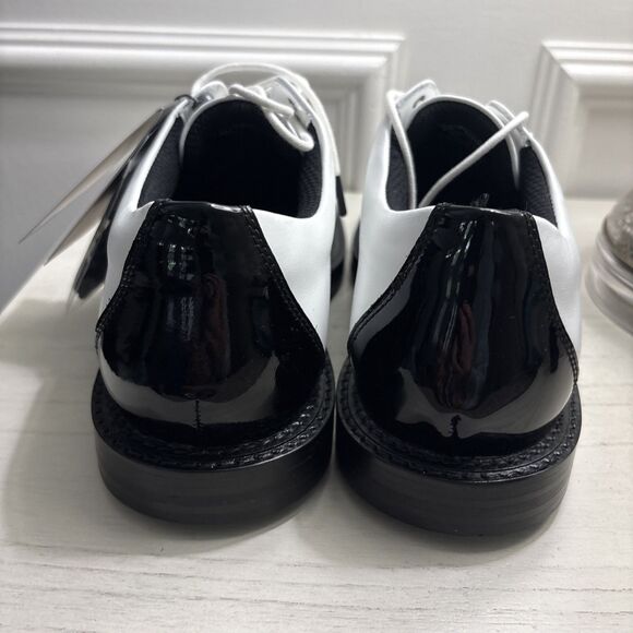 NEW G/FORE Gallivanter Smooth Leather Kiltie Derby Golf Shoes - SIZE 9 - Tuxedo main image 5